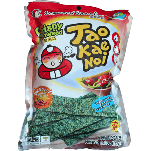 Tao Kae Noi Spicy Crispy Seaweed Snacks