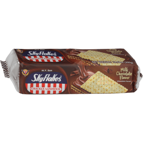 M.Y. San Skyflakes Chocolate Cracker Sandwich 10 × 30 g
