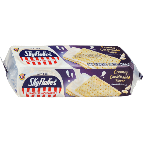 M.Y. San Skyflakes Condensada Cracker Sandwich 10 × 30 g