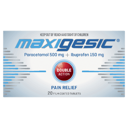 Maxigesic Double Action Pain Relief Film Coated Tablets