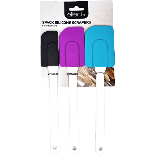 Effects Heat Resistant Silicone Scrapers 3 pack