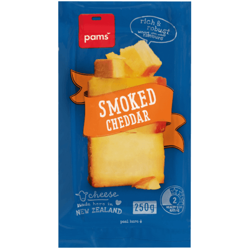 Pams Smoked Cheddar Cheese 250 g
