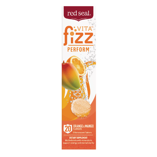 Red Seal Vita Fizz Perform Orange Mango Effervescent Tablets