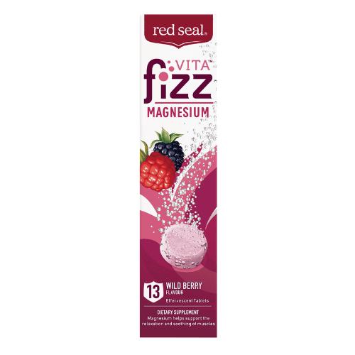 Red Seal Vita Fizz Magnesium Wild Berry Effervescent Tablets