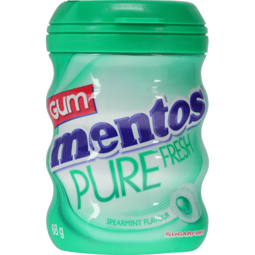 Mentos Pure Fresh Spearmint Sugarfree Gum