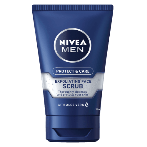 Nivea For Men Care & Protect Facial Scrub Exfoliating 125 mL