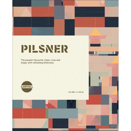 Sawmill Pilsner Bottles 6 × 330 mL