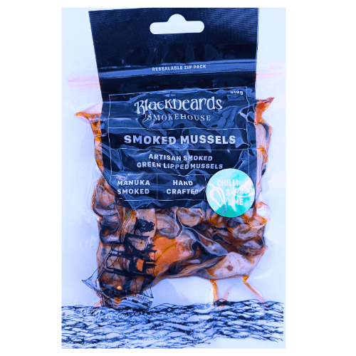 Blackbeards Smokehouse Chilli & Lime Smoked Mussels 210 g