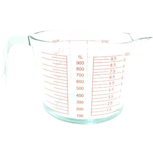 Kate's Kitchen Soda-Lime Glass Measuring Jug 1 L