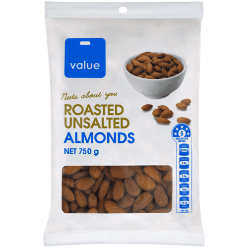 Value Roasted Unsalted Almonds