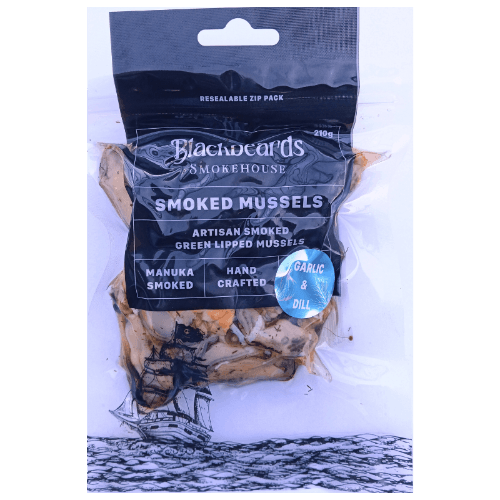 Blackbeards Smokehouse Garlic & Dill Smoked Mussels