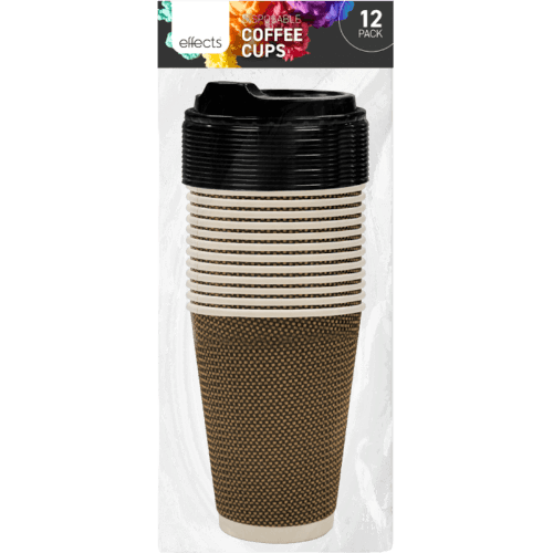 Effects Disposable Coffee Cup 12 pack