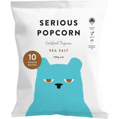 Serious Popcorn Organic Sea Salt Popcorn