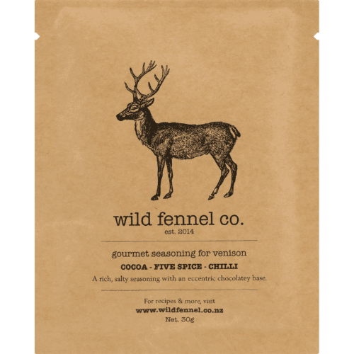 Wild Fennel Co.  Cocao, 5 Spice & Chilli Venison Seasoning
