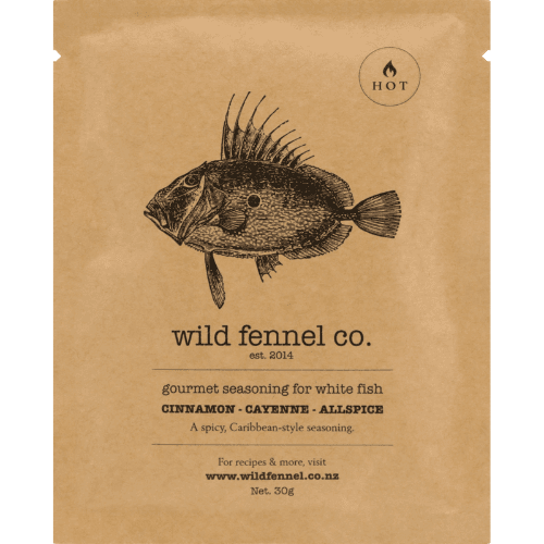 Wild Fennel Co.  Cinnamon, Cayenne & Allspice White Fish Seasoning