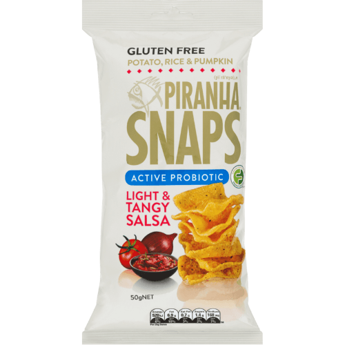 Piranha Gluten Free Active Probiotic Light & Tangy Salsa Snaps