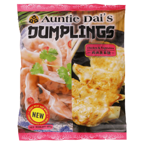 Auntie Dai's Chicken & Vegetable Dumplings