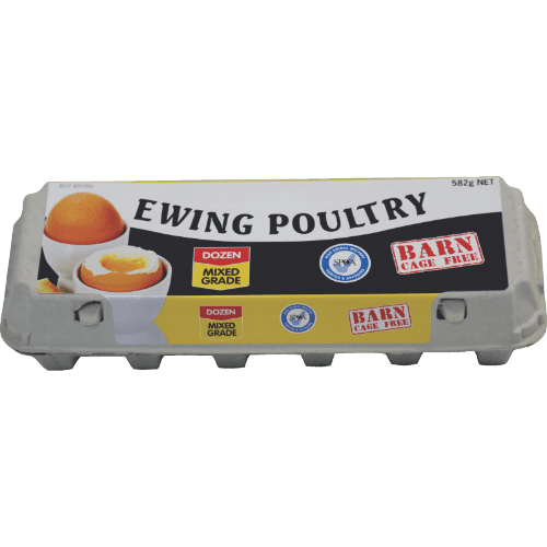 Ewing Cage Free Barn Mixed Grade Eggs