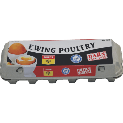 Ewing Cage Free Barn Size 7 Eggs