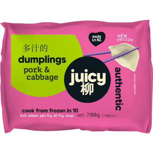 Juicy Authentic Pork & Cabbage Dumplings