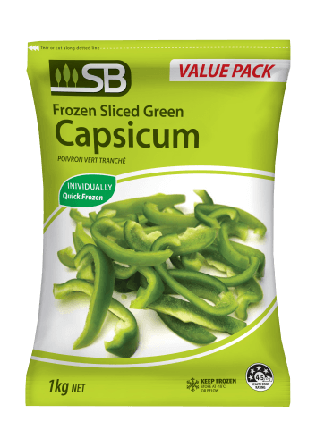 SB Green Sliced Capsicum