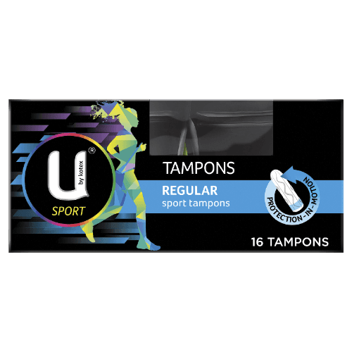 U By Kotex Sport  Regular Tampons