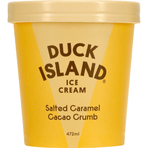 Duck Island Salted Caramel Cacao Crumb Ice Cream