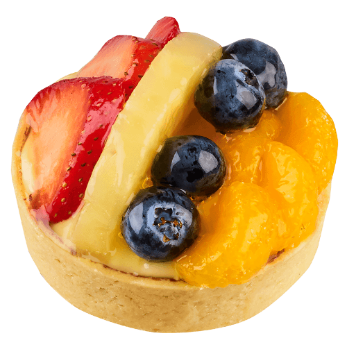 Large Fruit Custard Tart