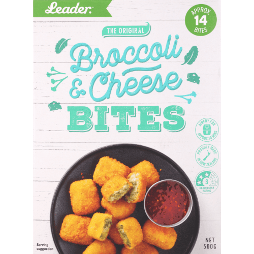 Leader Vegatarian Broccoli & Cheese Bites