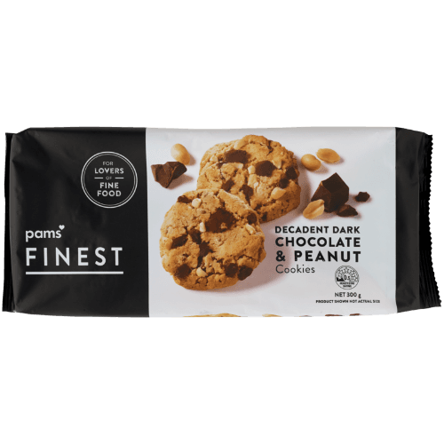 Pams Finest Dark Chocolate Peanut Cookies