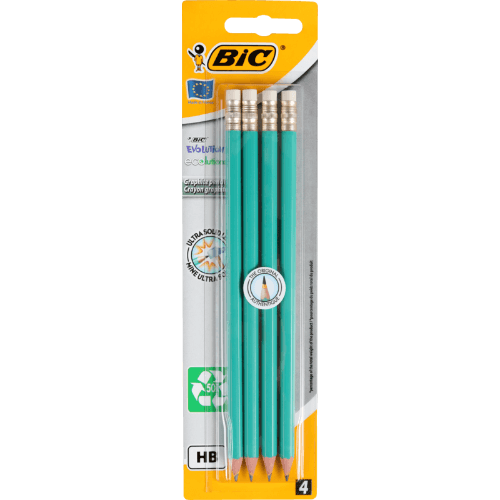 Bic Evolution Graphite Pencil Plus Eraser