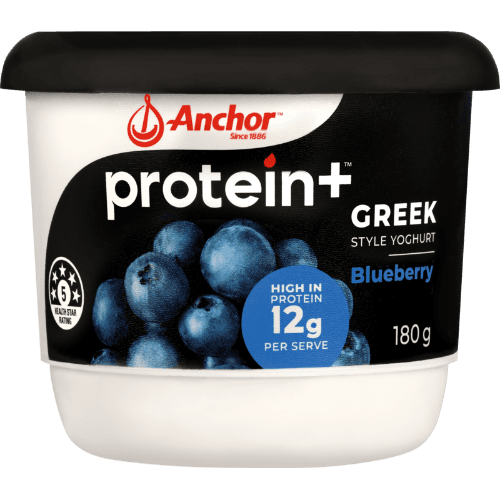 Anchor Protein+ Blueberry Greek Style Yoghurt
