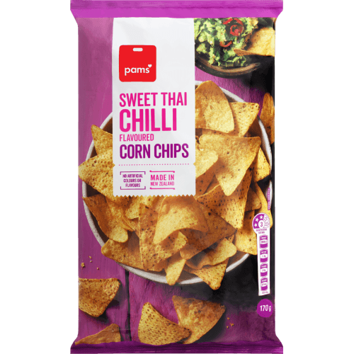 Pams Sweet Thai Chilli Flavoured Corn Chips