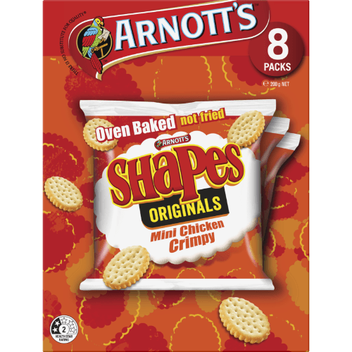 Arnott's Shapes Mini Chicken Crimpy Crackers