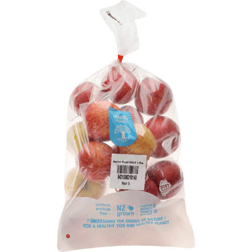Chantal Organics Royal Gala Apples 1.5 kg