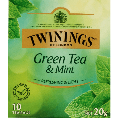 Twinings Mint Green Tea Bags 10 pack