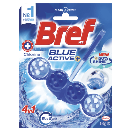 Bref Blue Active Chlorine Toilet Cleaner Block 50 g