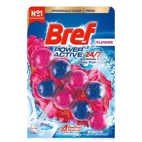 Bref Power Active Flower Blossom Toilet Cleaner Block