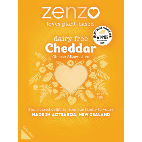 Zenzo Dairy Free Cheddar Cheese Alternative