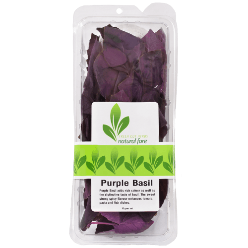 Natural Fare Purple Basil Herbs. 18 g