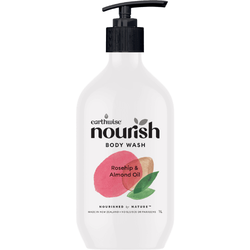 NATURELY Rosehip & Almond Oil Body Wash