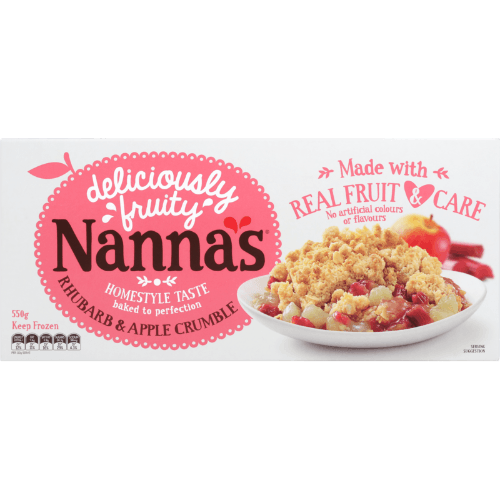 Nanna's Rhubarb & Apple Crumble