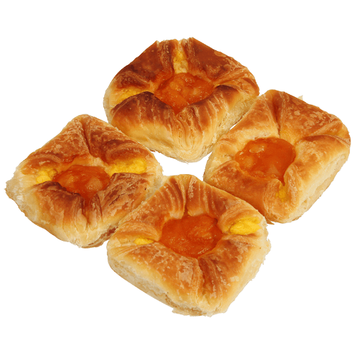 Apricot Custard Danish 4 pack