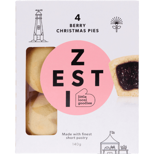 Zesti Berry Christmas Pies