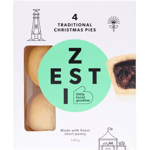 Zesti Traditional Christmas Pies 140 g