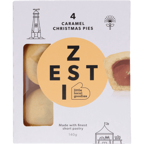Zesti Caramel Christmas Pies 140 g