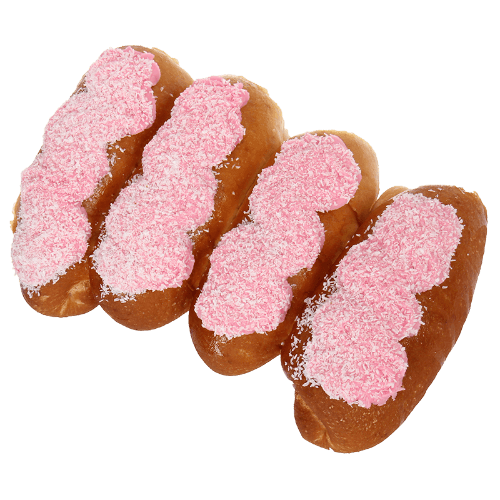 Raspberry Finger Buns