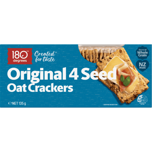180 Degrees Original 4 Seed Oat Crackers