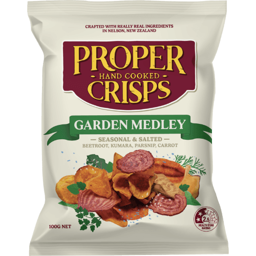 Proper Crisps Garden Medley Crisps