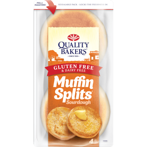 Quality Bakers Gluten Free Dairy Free Sourdough Muffin Splits